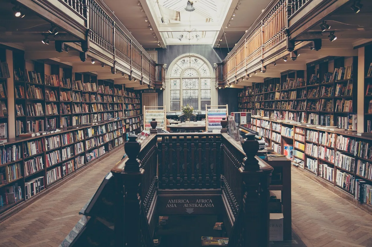 图书馆内专注学习的场景，象征申请准备需要安静与条理